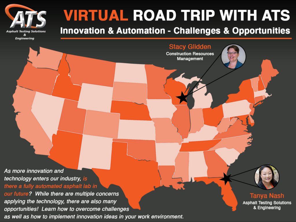 Map of United States for Innovation and Automation webinar