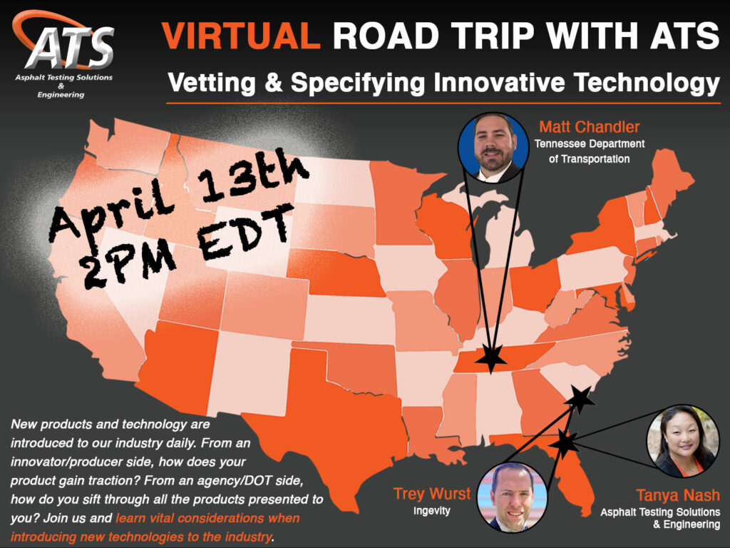 Map of United States for Innovative Technology webinar