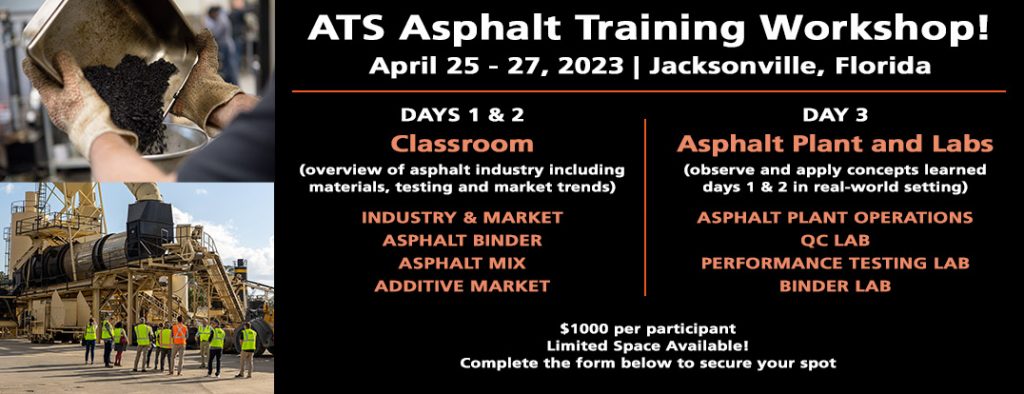Asphalt Training Workshop hosted by ATS